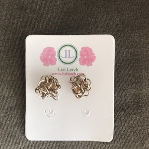 Lisi Lerch Why Knot Earrings in Silver